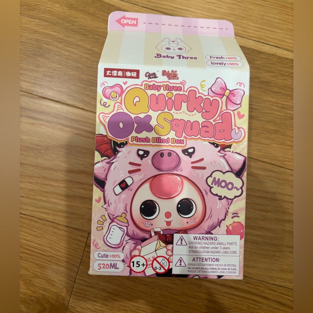 Baby Threre Quirky Ox Squad Plush Blind Box